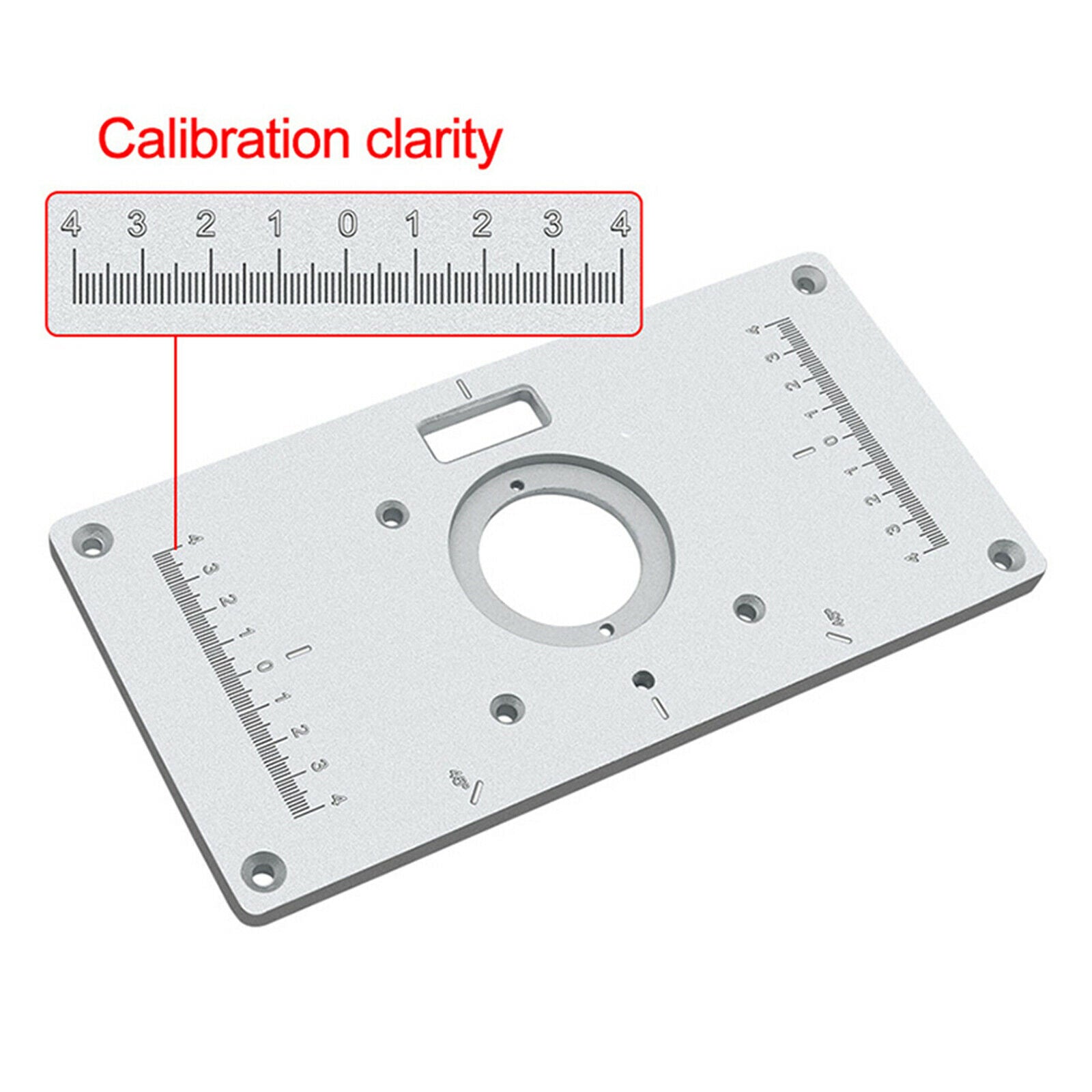 Router Table Insert Plate Trimming Machine Flip Board and Install Screws