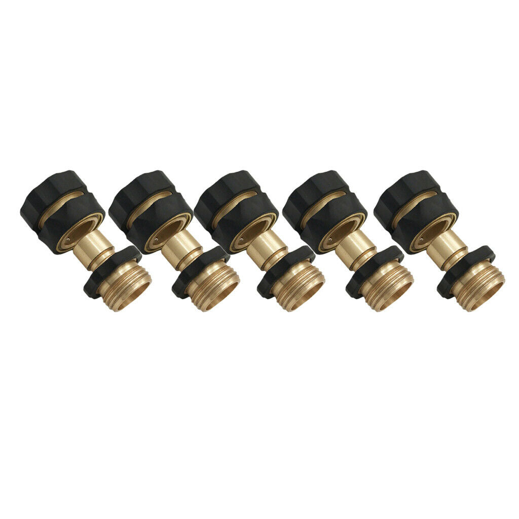 5pcs Hose Quick Connect Water Hose Connector Easy To Use And Reliable,