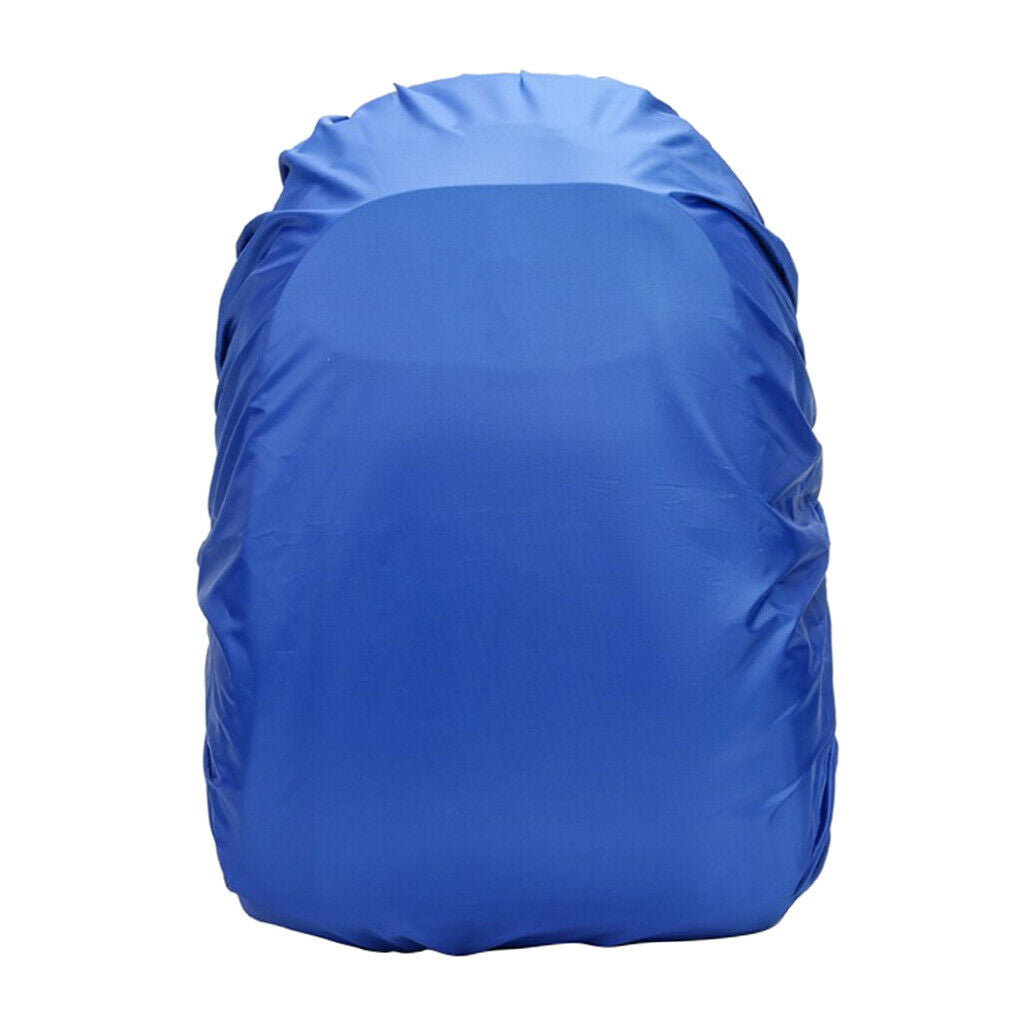 Backpack Rain Cover Camping Hiking Rucksack Protector 35L Blue