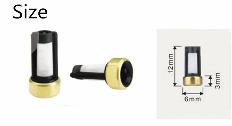 100PCS Fuel Injector Micro Basket For Micro Basket Filter 6*3*12mm Universal