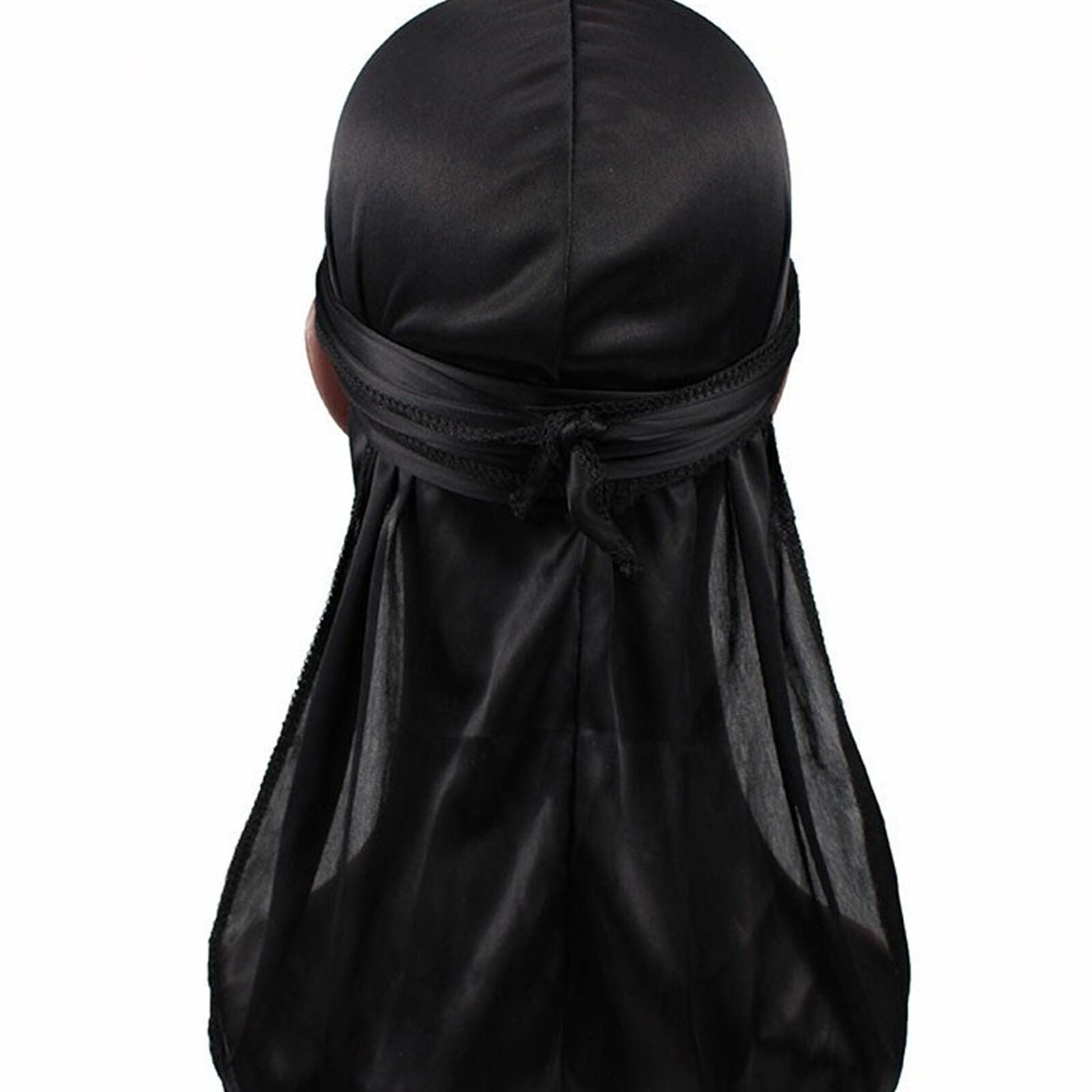 Premium Silky Durag Satin Wave Cap Men's Women's Doo Rag Hat Bonnet Head Wrap