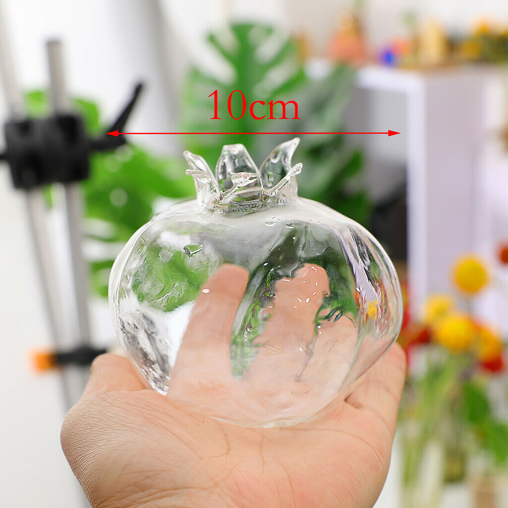 Set of 4 Flower Vase Tabletop Decorative Glass Bottles Wedding Indoor Decor