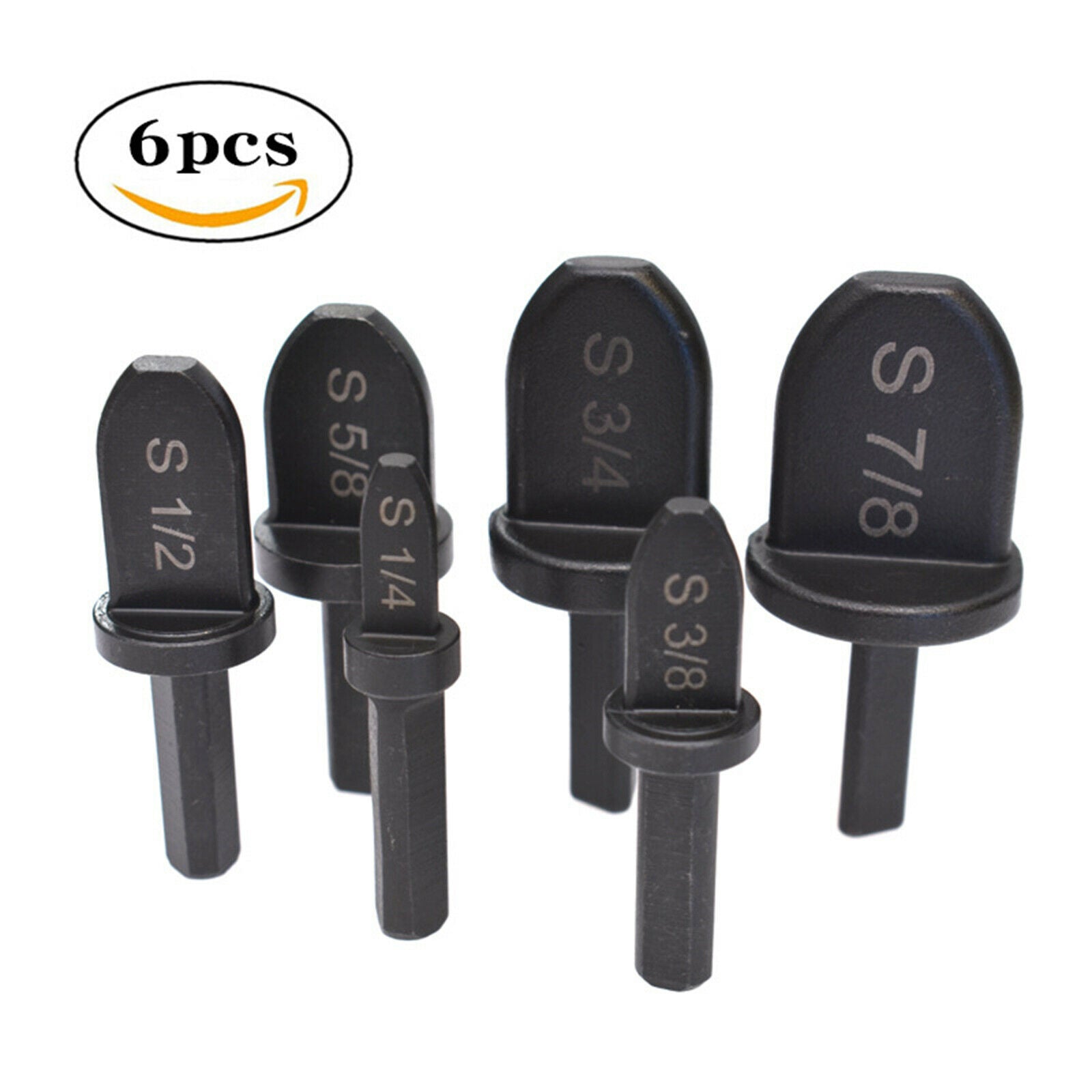 6pcs  Metal Swaging Tool Drill Bit Set Copper Tube Expander Bit
