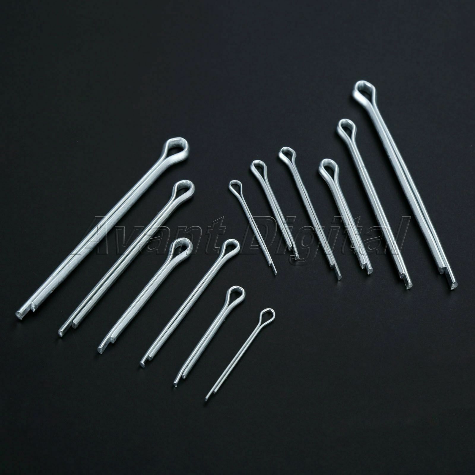 555pcs 304 Industrial Stainless Steel Cotter Pin Assortment Clip Key Box Fixings
