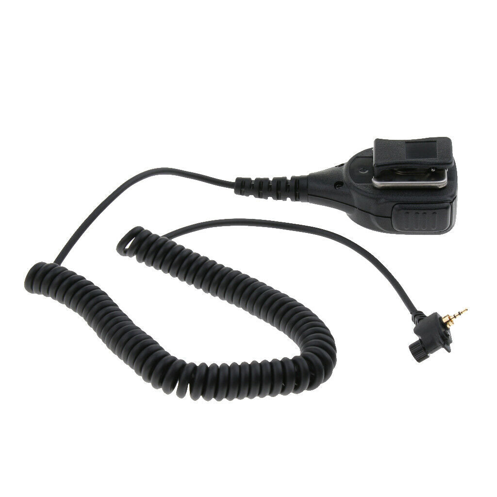 2 Way Radio Speaker PTT Handheld Microphone For