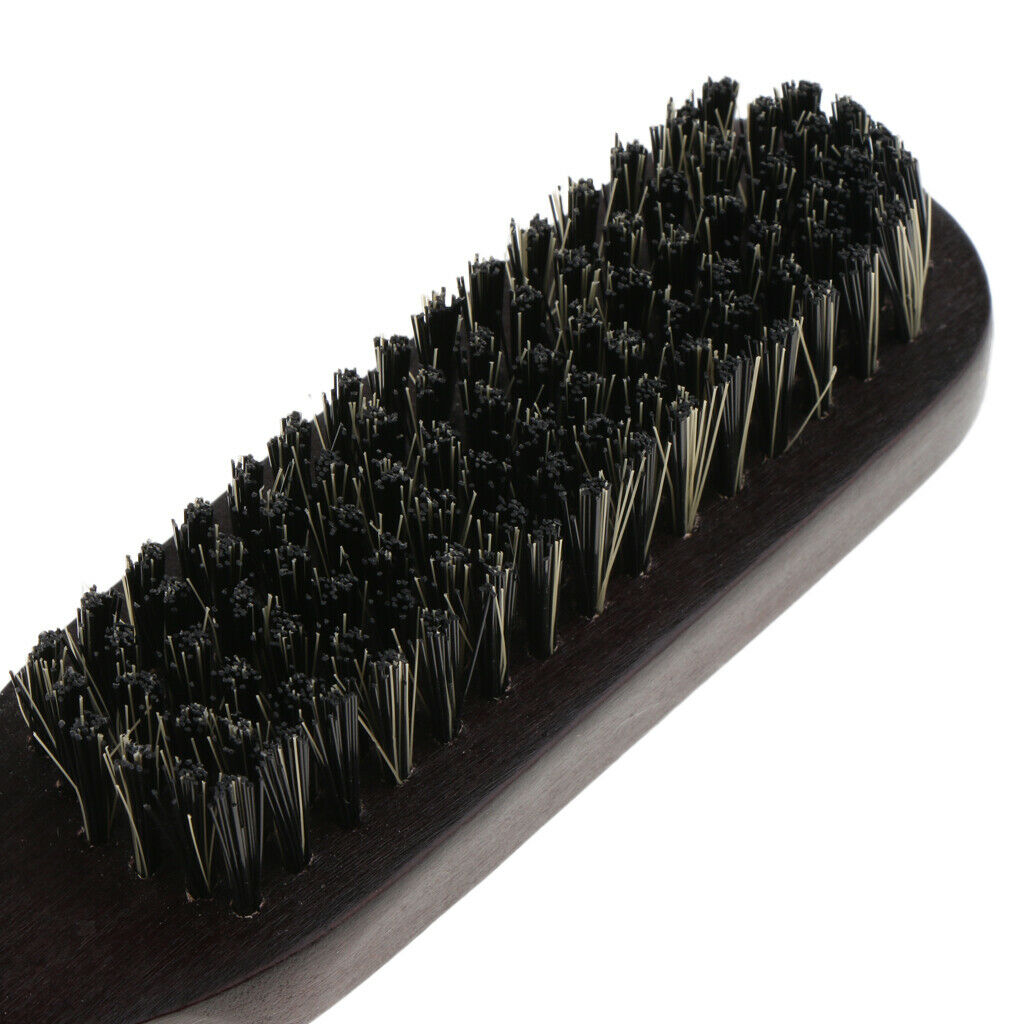 Men Beard Brush Natural Bristles Hair Mustache Shaving Grooming Brush Hard Wood