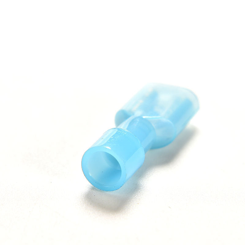 50Pcs Fully Insulated Nylon Female Spade Crimp Connector Terminals 16-14AWDEAU
