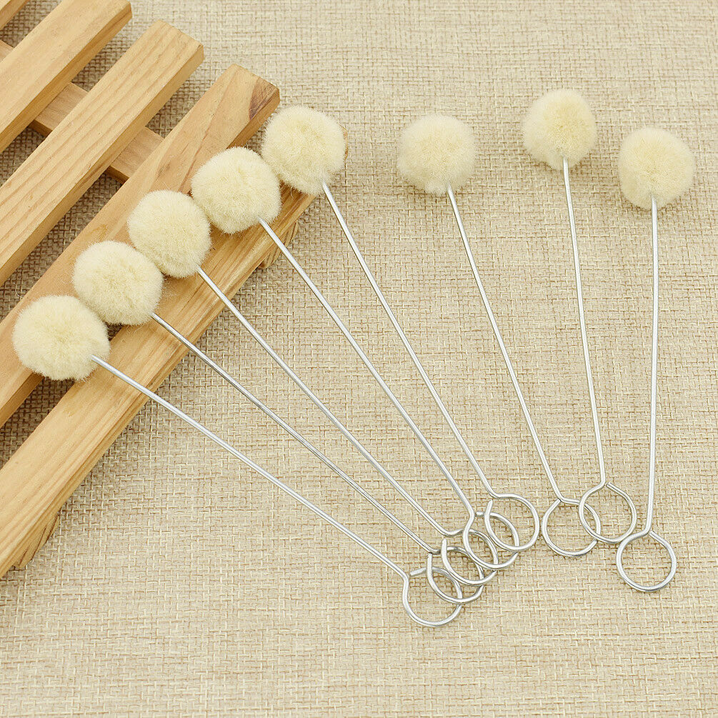 100pcs DIY Leather Craft Wool Leather Dye Dauber & Finish Applicator Kits Tool