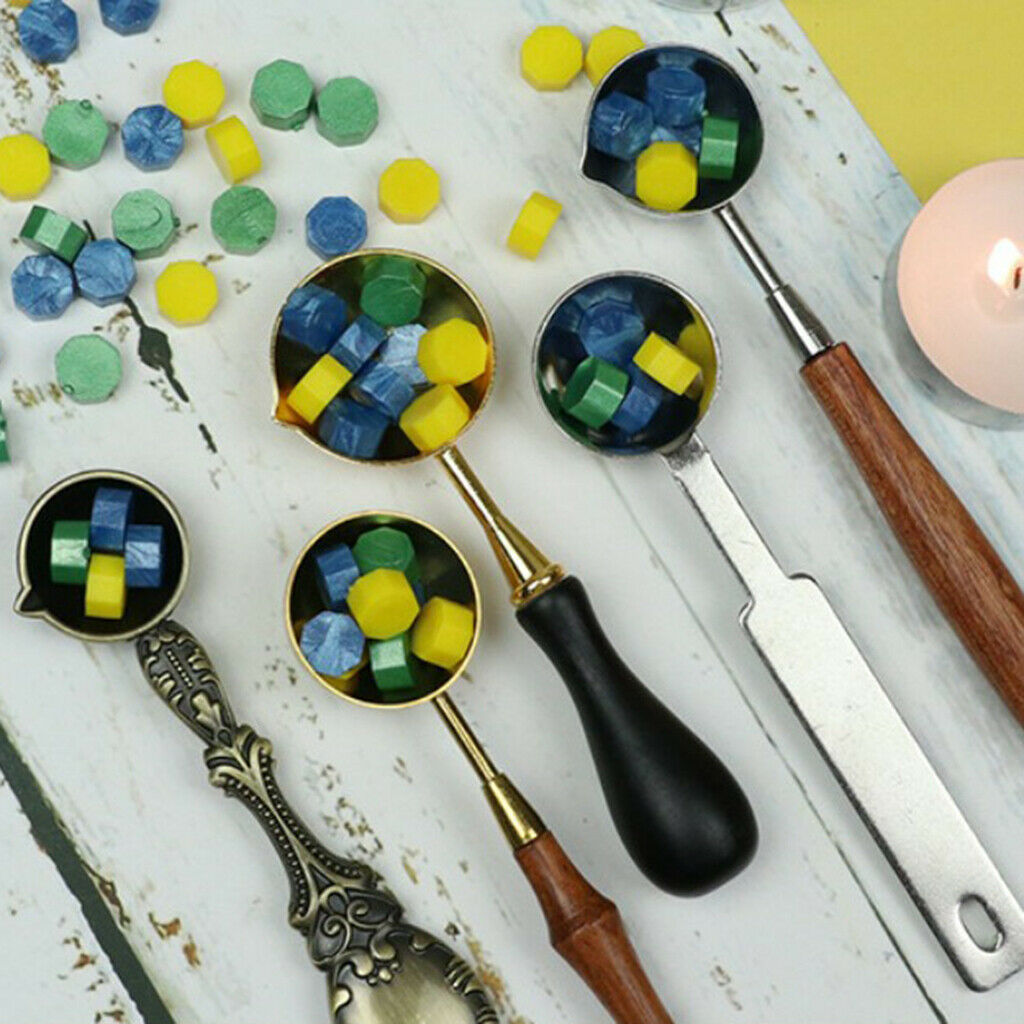 Candle Sealing Furnace Tools Kit Arts Seal Tool Sticks Stove Pot w/ Spoon B