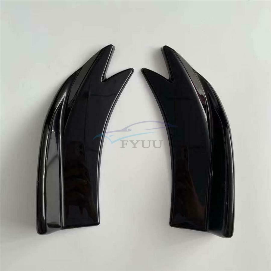 1 Pair Universal Anti-crash ABS Car Rear Bumper Spoiler Lip Wrap Angle Splitters