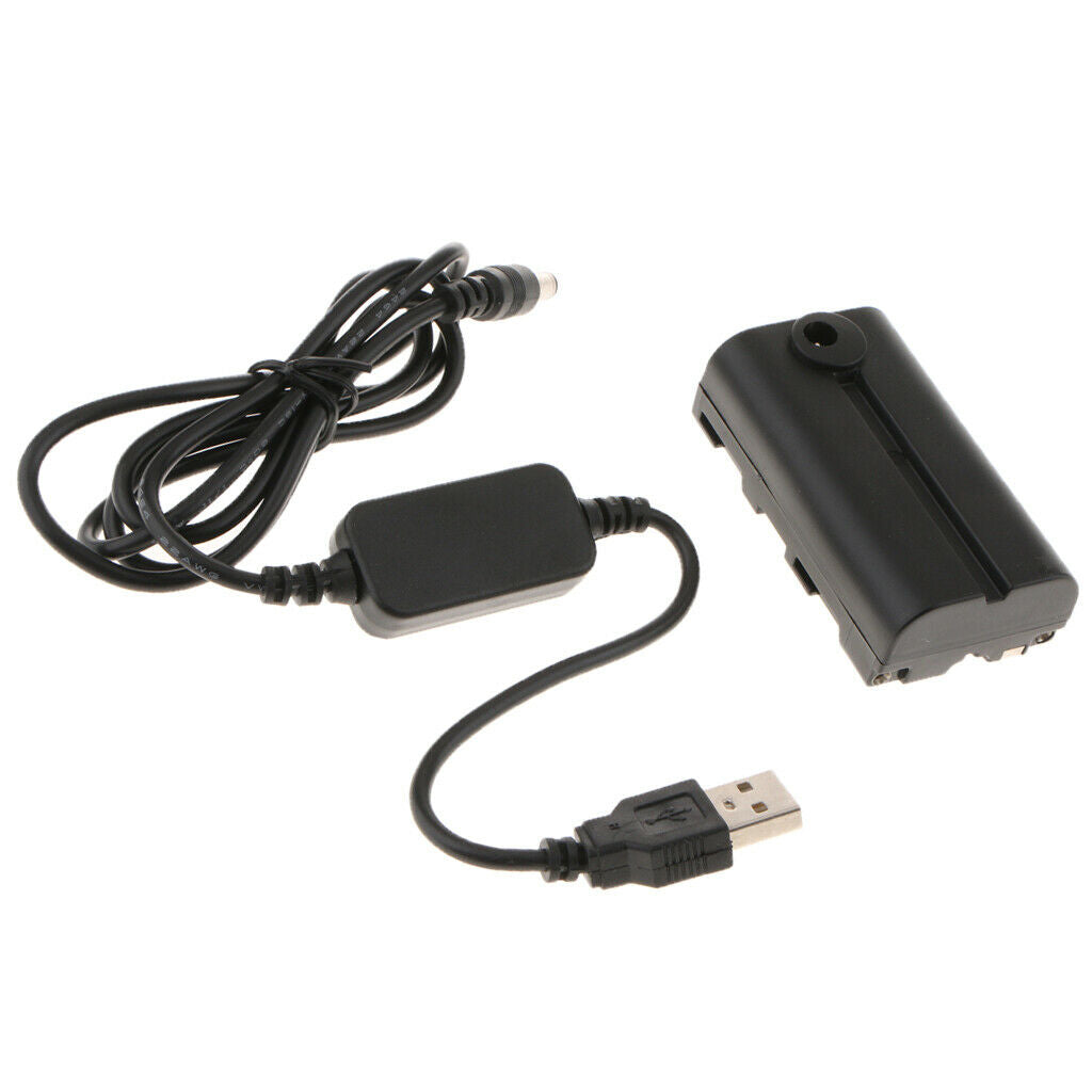 F550 F990 Dummy Battery + 5V USB Power Supply Charger Cable for Yongnuo