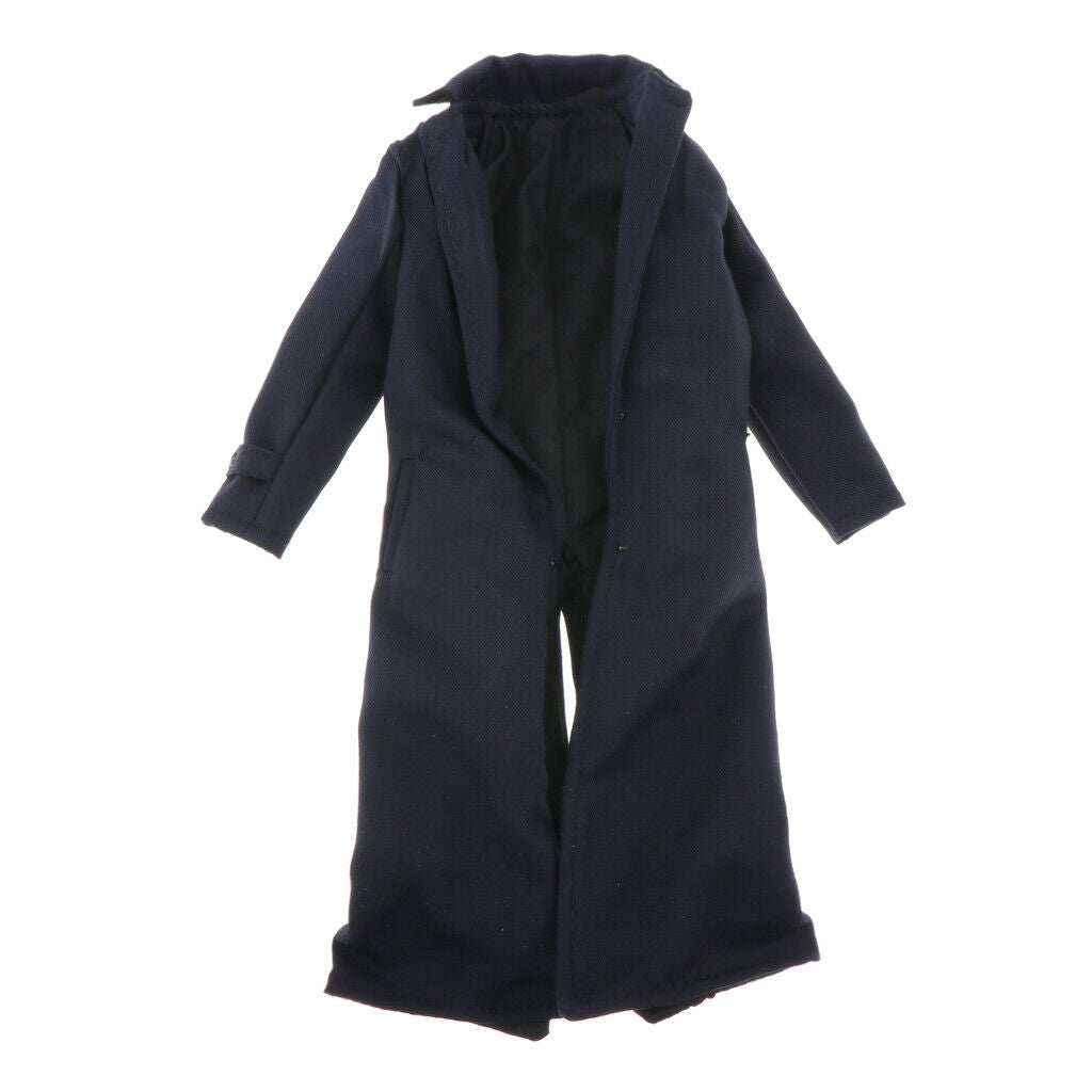 1/6 Mens Wind Coat Trench Coat for 12inch Male Action Figures DIY Accessory