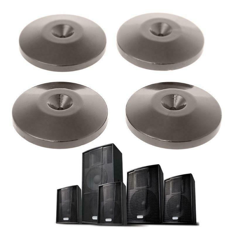 4 Pcs Isolation Spike Stand Feet Pad Speaker Amplifier Nickel Plated Cone Base