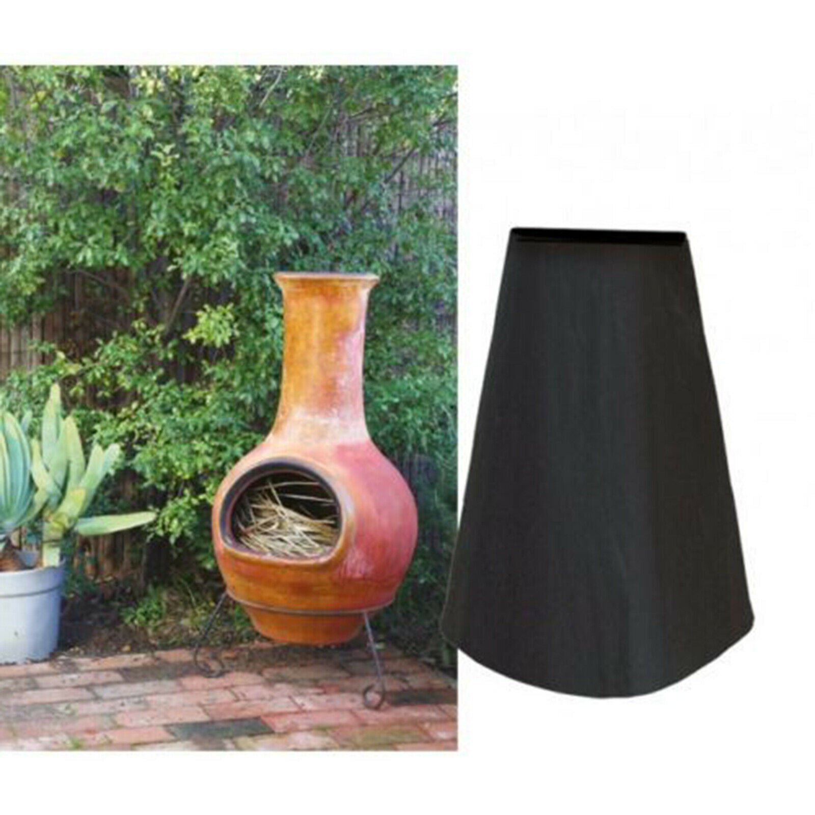 Chiminea Cover Waterproof Chiminea Fire Pit Covers for Outside,Sturdy Reusable