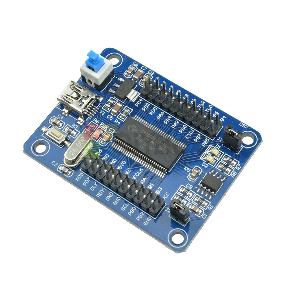 CY7C68013A-56 EZ-USB FX2LP USB2.0 Develope Board Module Logic Analyzer EEPROM AX