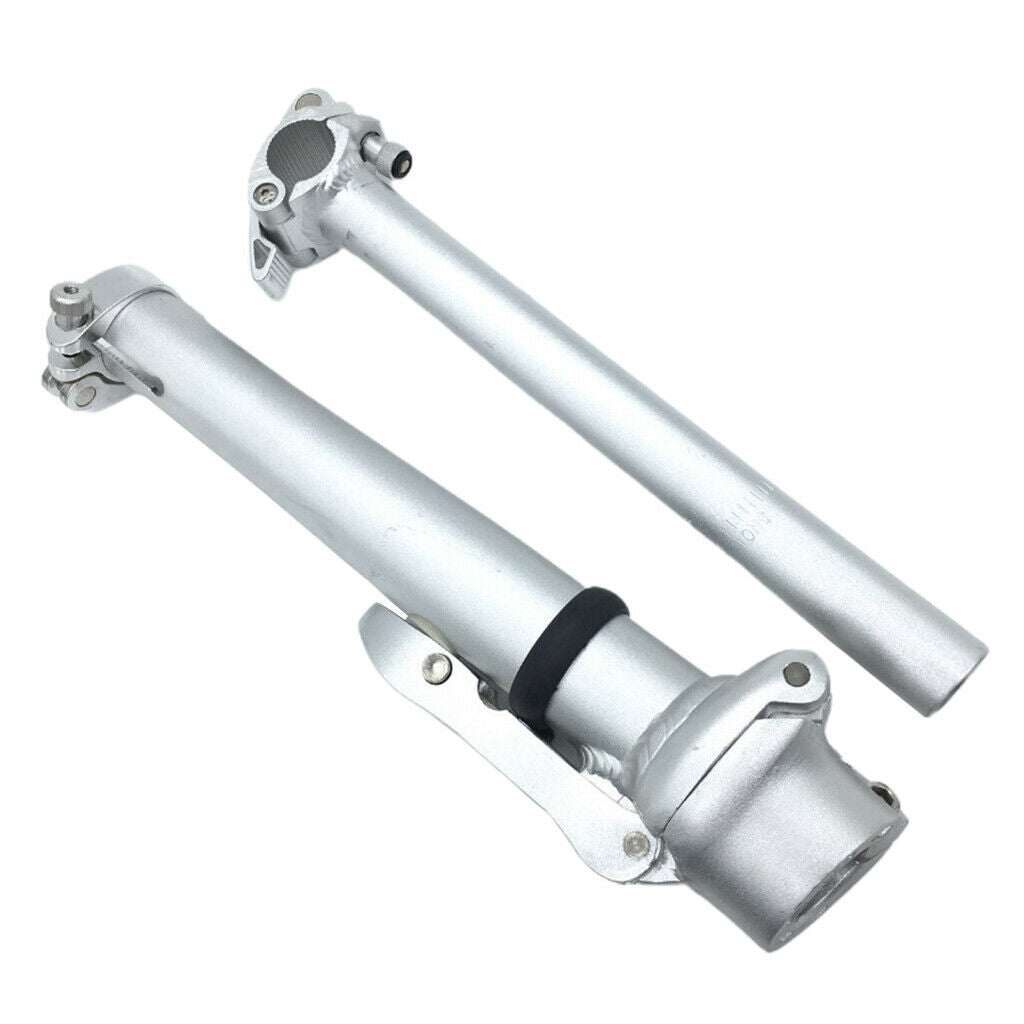 Folding 25.4mm Bicycle Head Tube Stem 28.6mm Handlebar Support Pole For DAHON