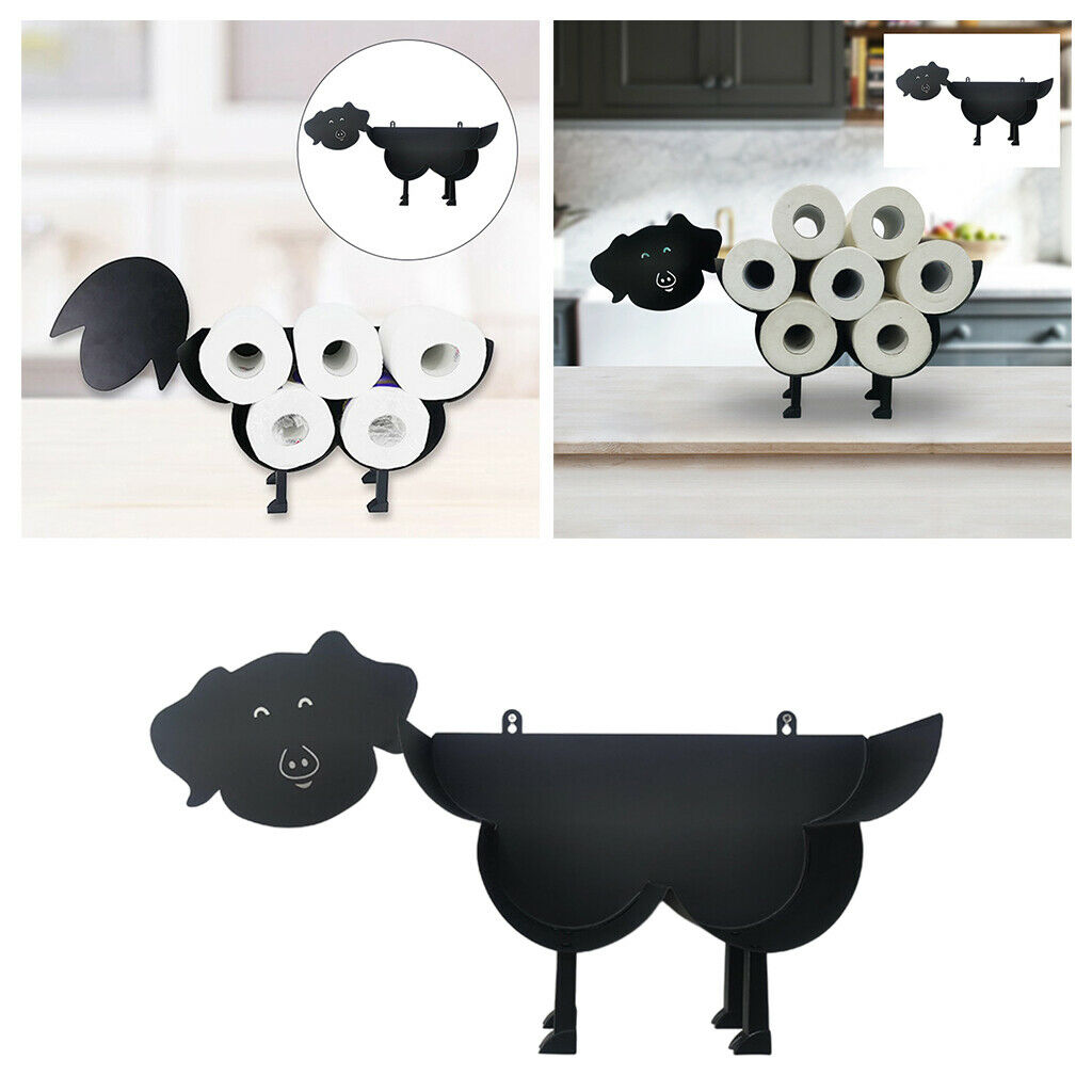 Novelty Piggy Toilet Paper Roll Holder Paper Storage Stand Home Decor Best Gifts