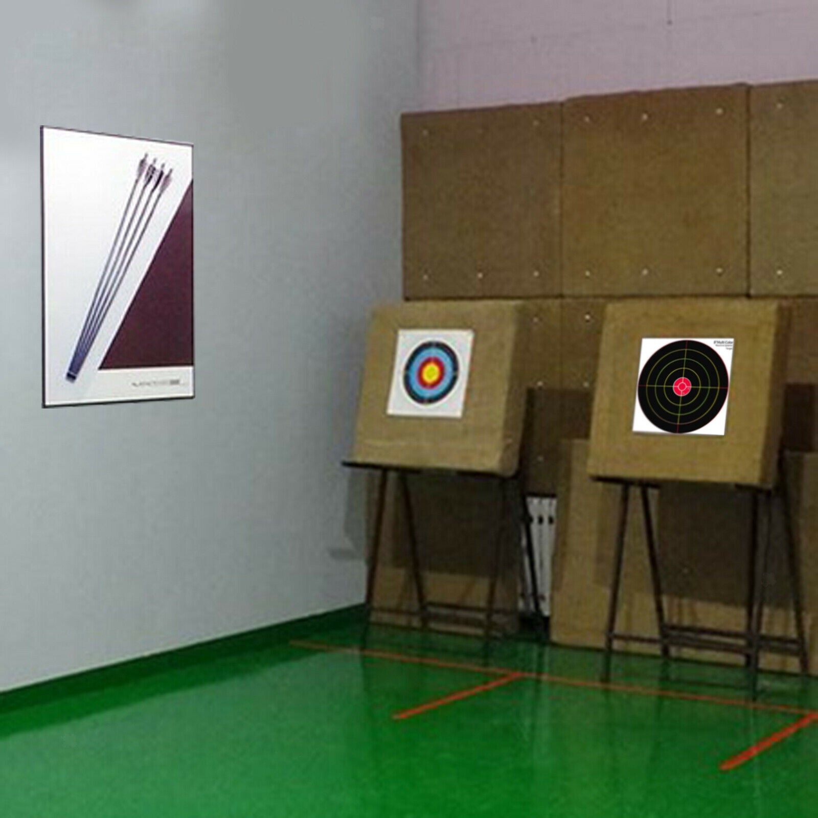 8'' Shooting  Self-adhesive Targets Paper Archery Accessories