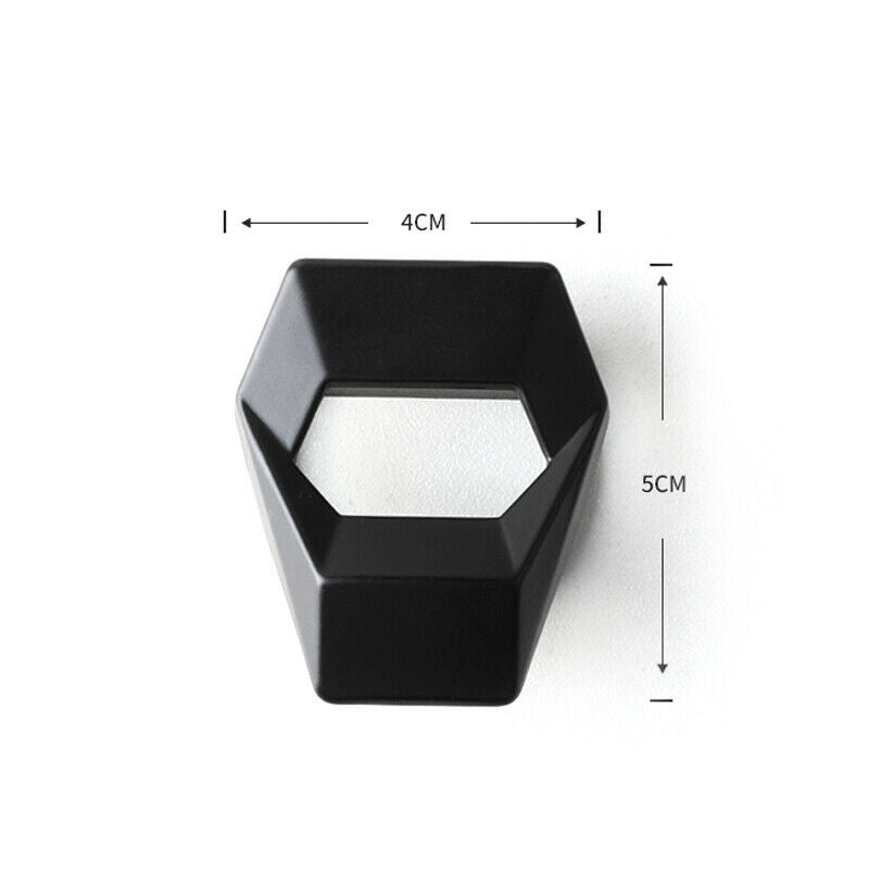 Aluminium Alloy Car Ignition Switch Protective Cover Start Button Decorate Black