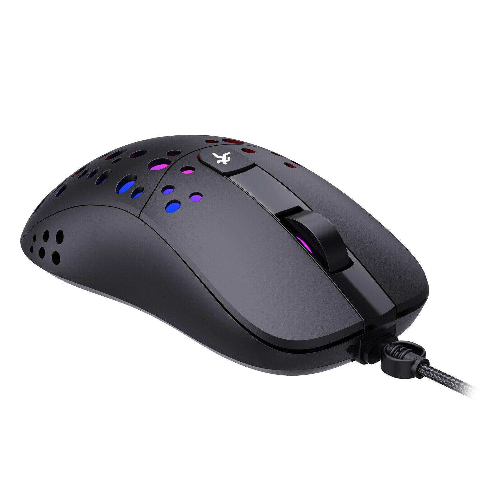 RGB Backlight Gamers Gaming Mouse Wired Hollow-Out Design for Laptop 6 Key