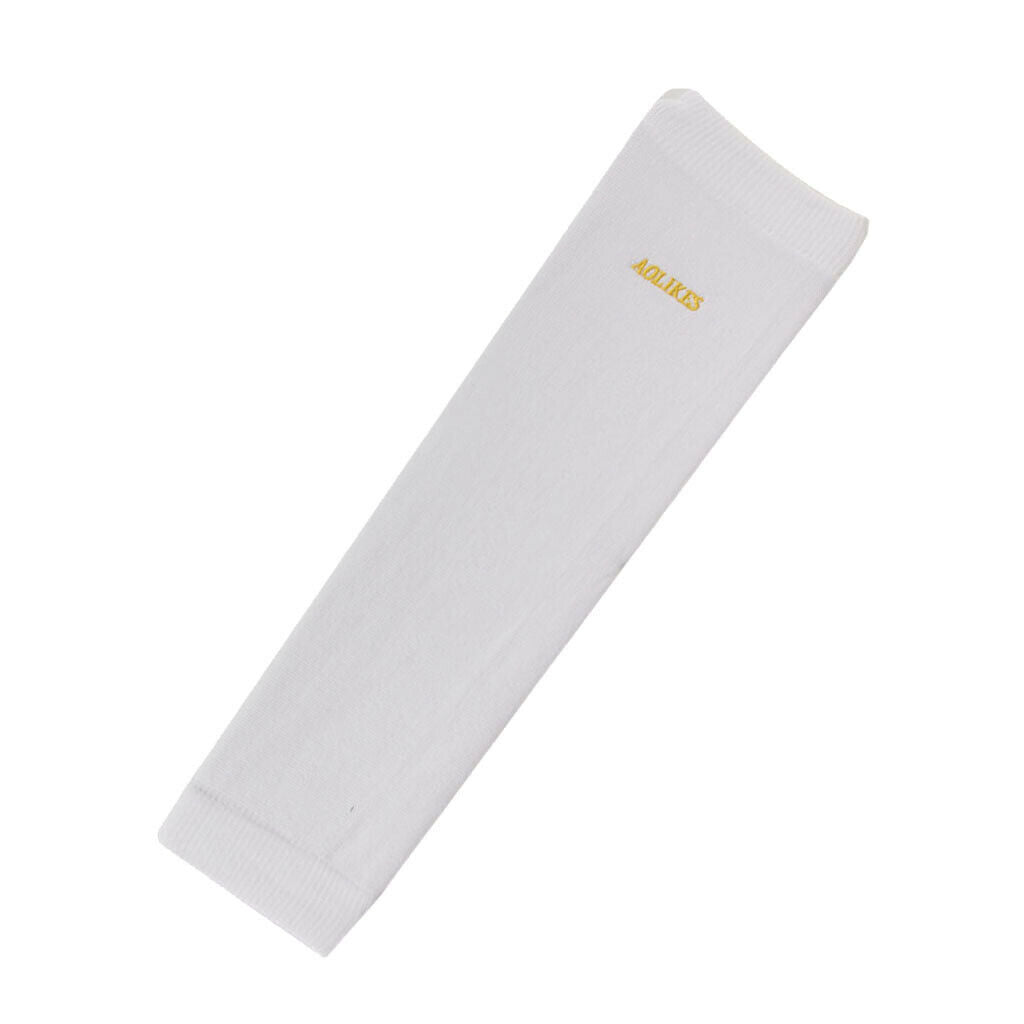 1pc Unisex Sweat Protection Arm Sleeve for Sports Cycling Hiking White
