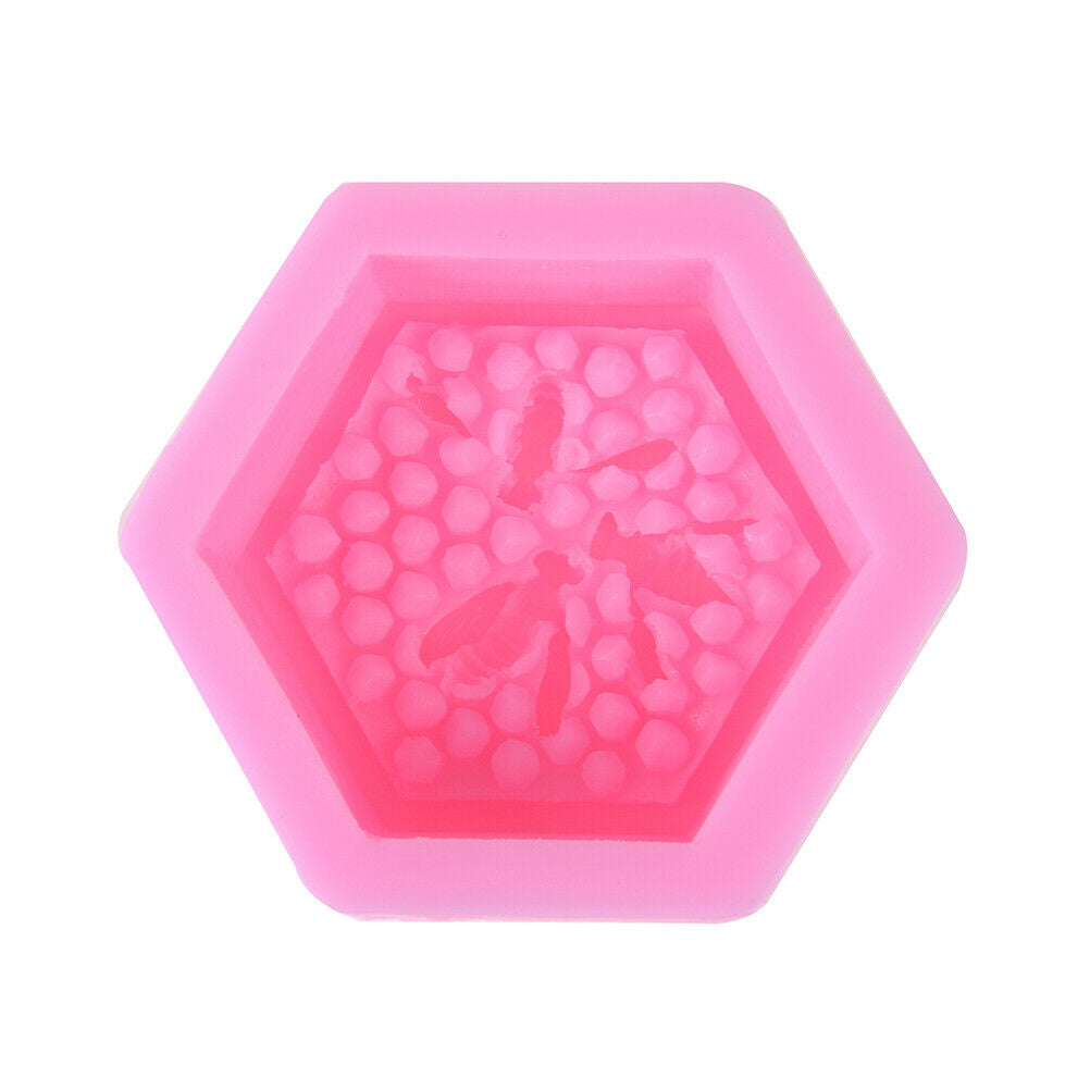 bee honeycomb silicone soap molds fondant chocolate cake mold diy baking .l8
