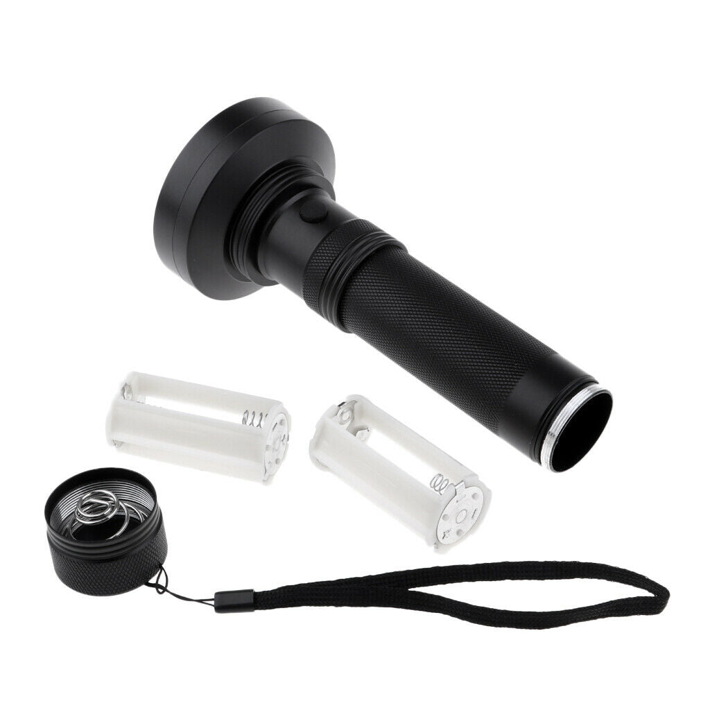 100LED UV Blacklight Flashlight Currency Detector w/ Goggle Outdoors 395nm