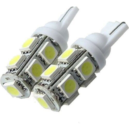 5PCS White T10 Wedge 9 SMD 5050 Car LED Light bulbs W5W 2825 158 192 168 194