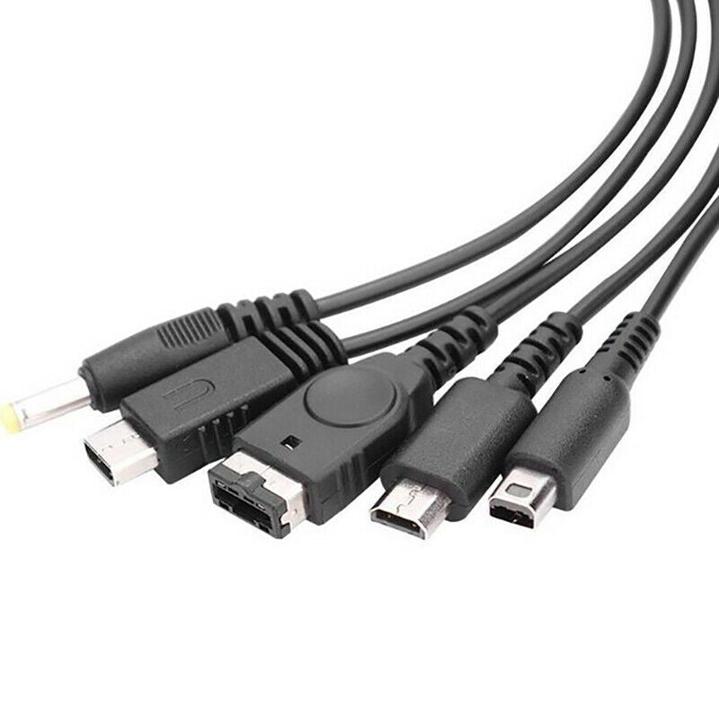 5 in1 USB Multi-Function Charger Charging Cable Cord fit for Game cons LpD TL