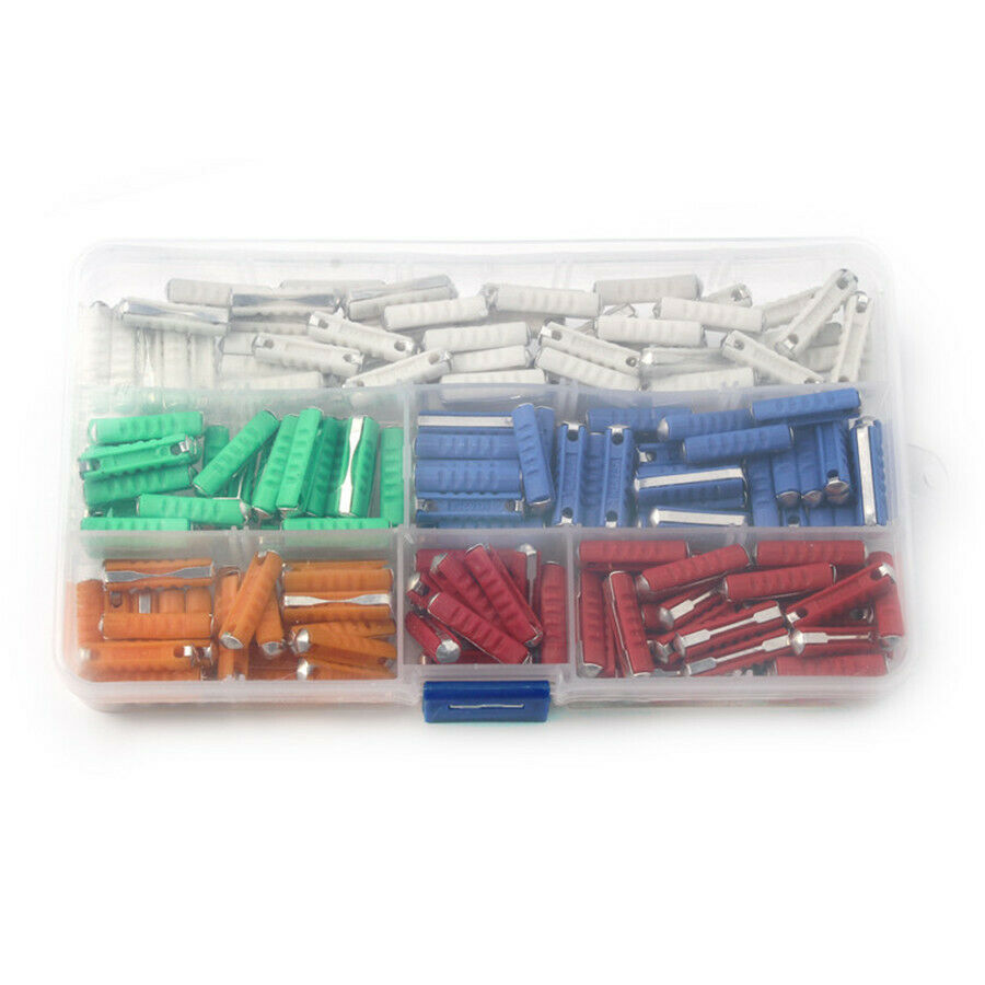 200PCS Torpedo Car Fuses European Automotive Fuse 5-30AMP Blade Bakelite Old Car