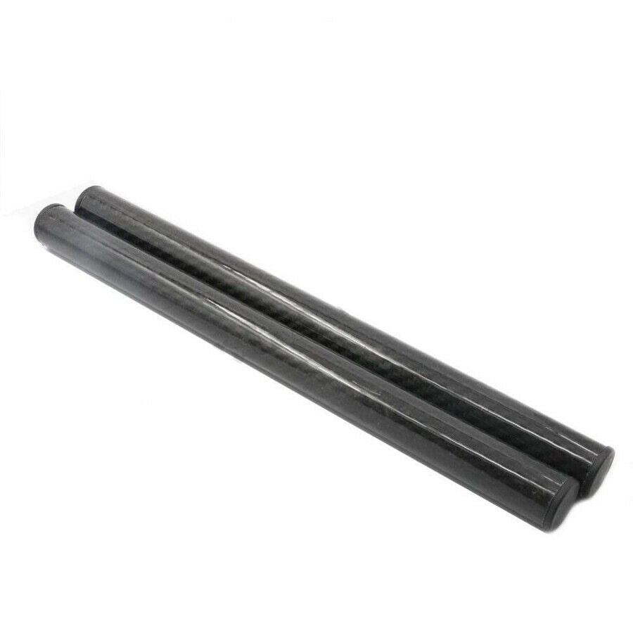Pair Carbon Fiber 22mm 7/8" Clip On Handlebars Motorcycle Handlebars Grips Tube