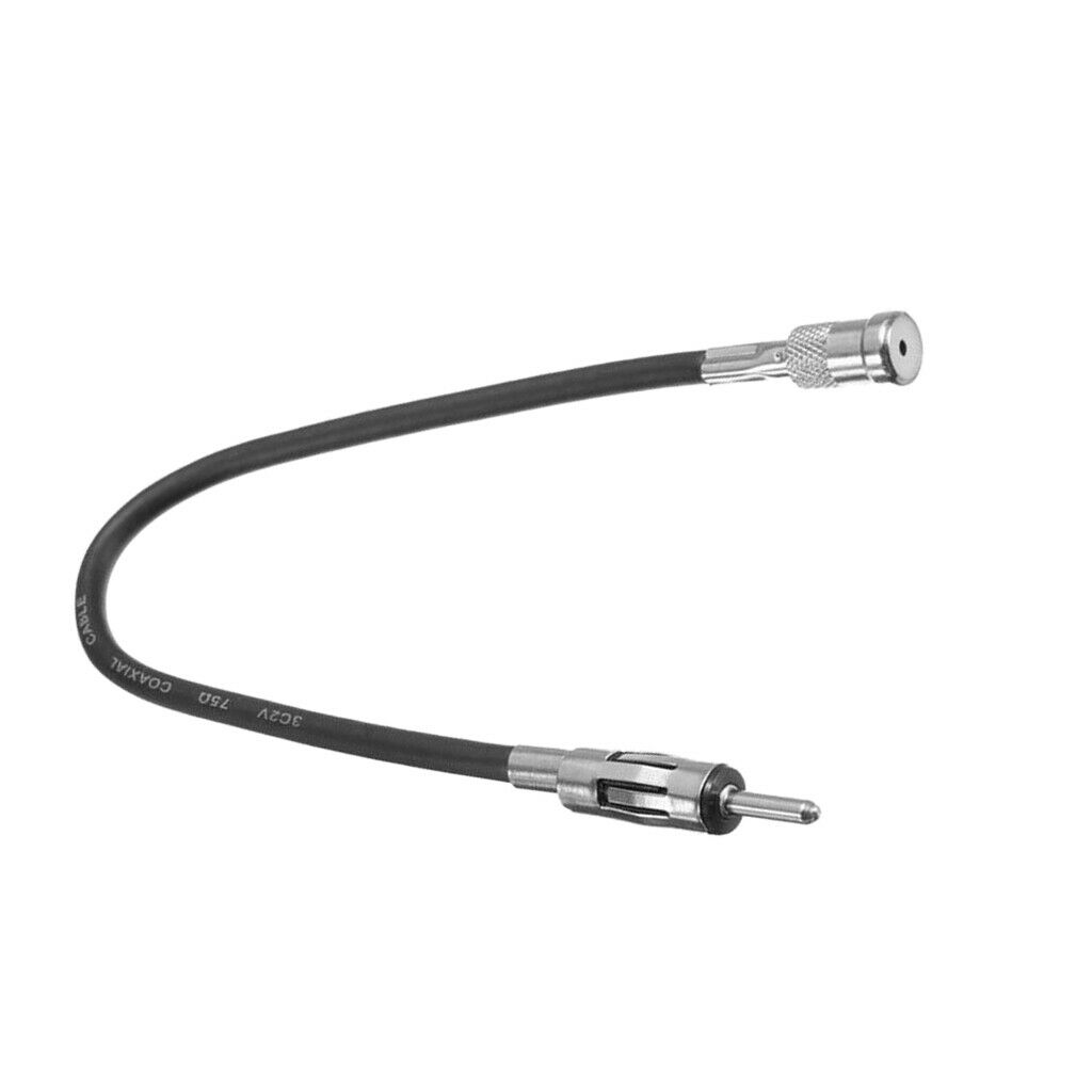 Car Radio Aerial Antenna Female Socket ISO Auf Din Plug Adapter FM Antenna