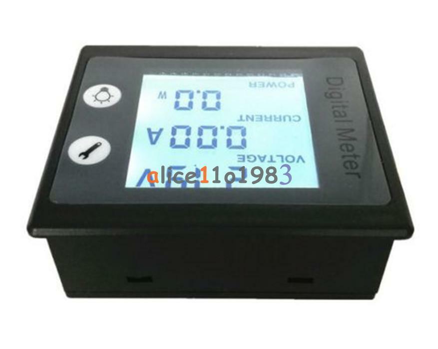 100A AC 260V Digital LCD Panel Voltage Meter Power Energy Ammeter Voltmeter