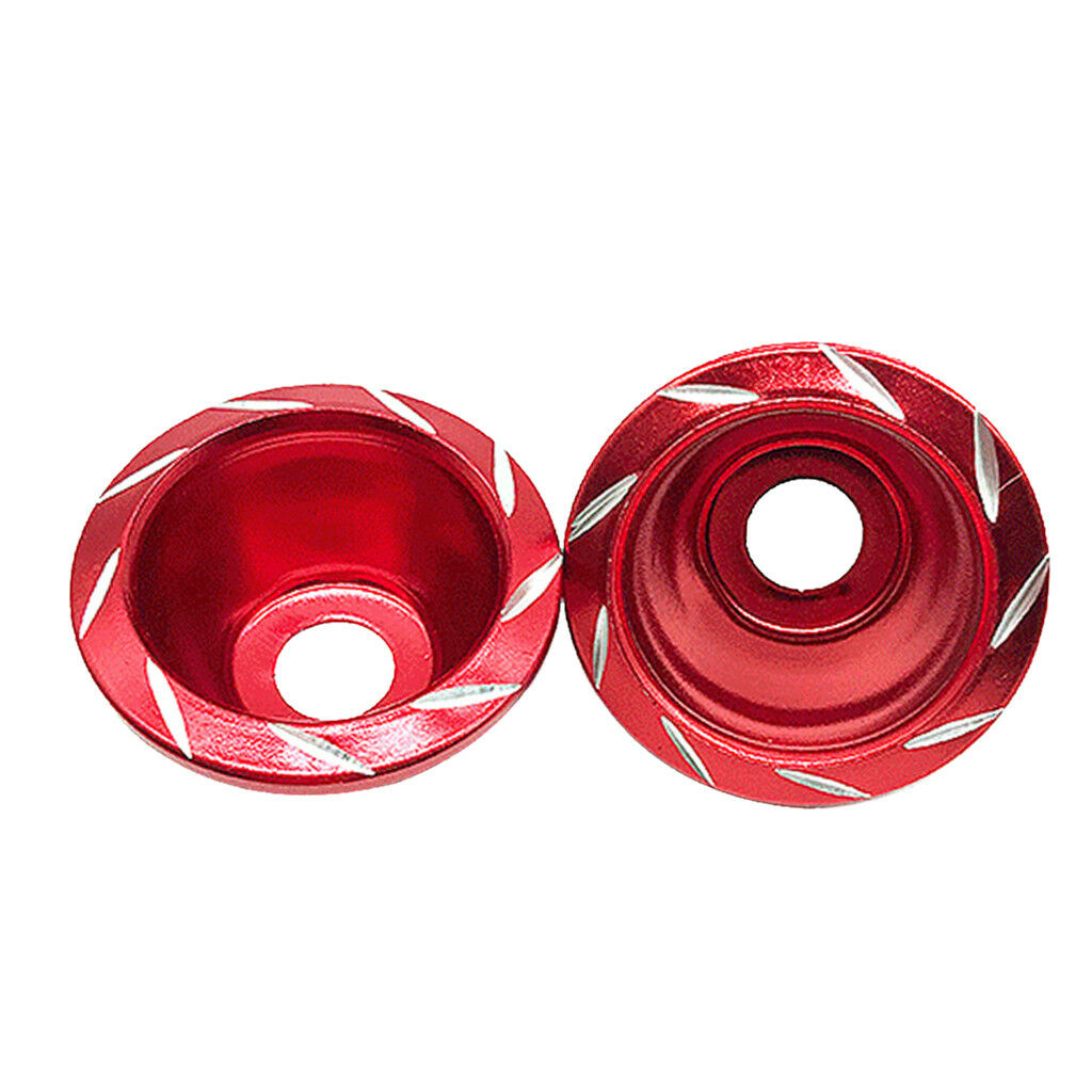 1 Pair Universal Motorcycle Fork Cup Front-wheel Modify Cups Decoration Red