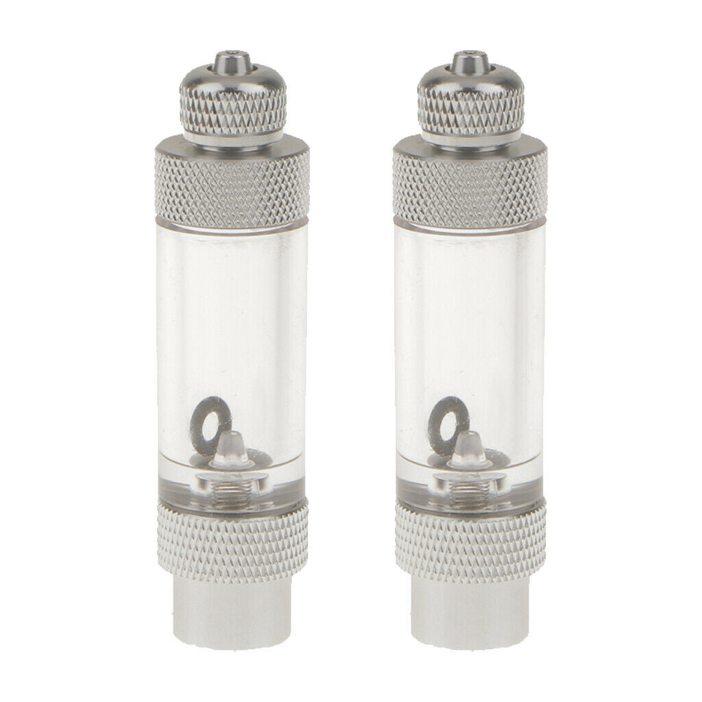 2x Aquarium Fish Tank CO2 Regulator Bubble Counter Regulator Solenoid Valve