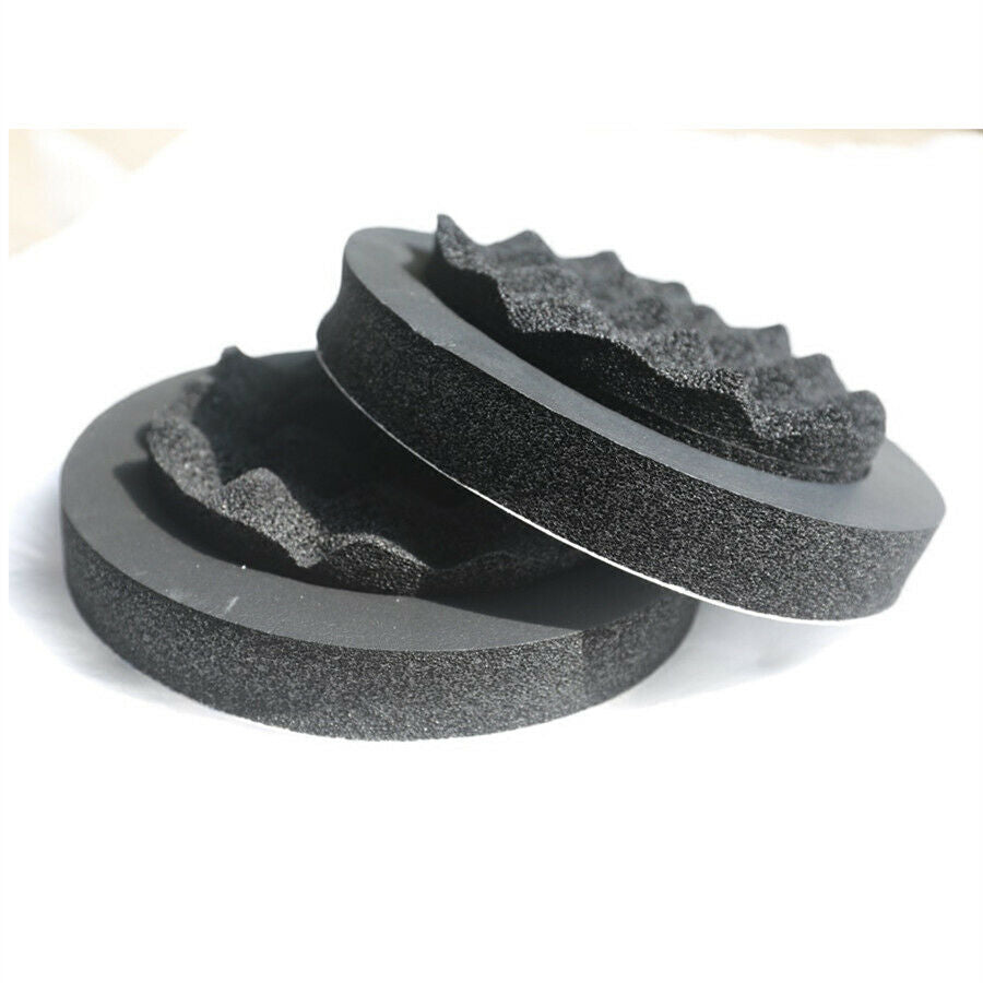 4pc 6.5"Wave Car Speaker Ring Bass Door Sound Insulation Cotton Audio Speakers
