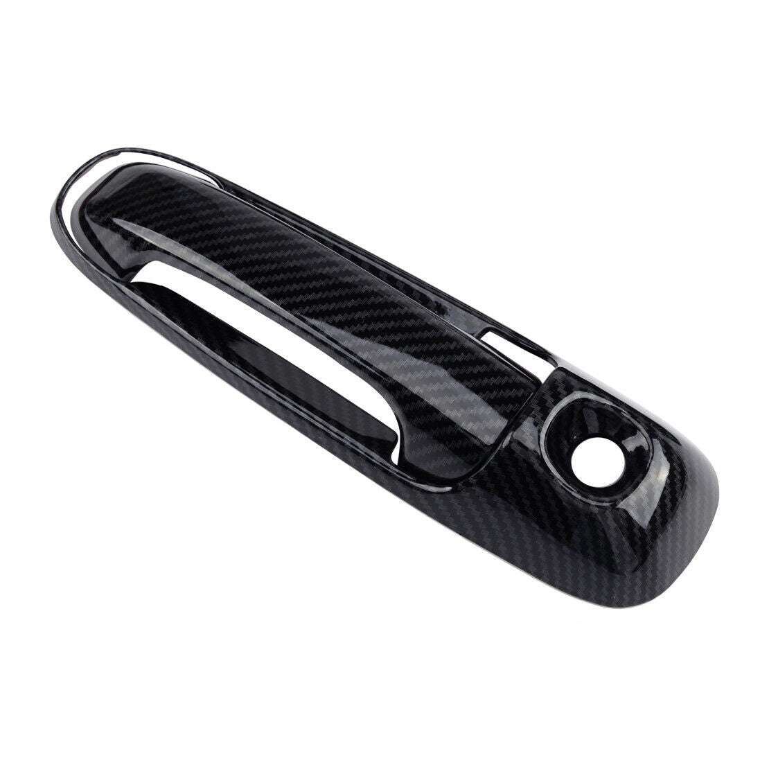 Carbon Fiber Style Door Handle Cover Trim fit for Dodge Ram Dakota Durango Black