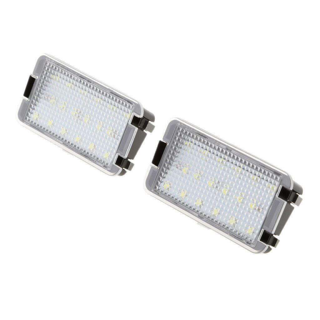 2x White 18LED License Number Plate Light for SEAT Ibiza Cordoba Leon Toledo
