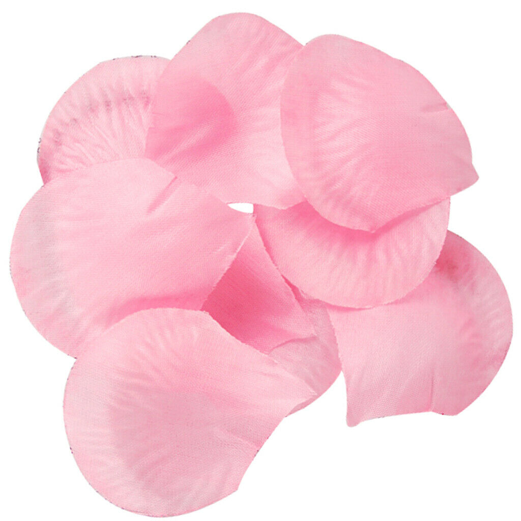 300pcs Silk Rose Petals Wedding Decoration Flowers - Pink