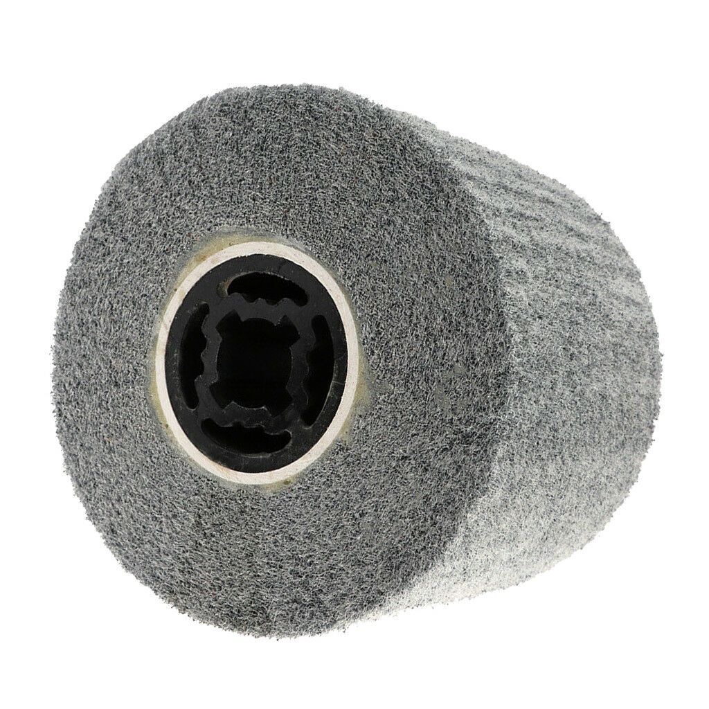 1Pc Non-woven Abrasive Flap Wire Drawing Polishing Burnishing Wheel #600Grit