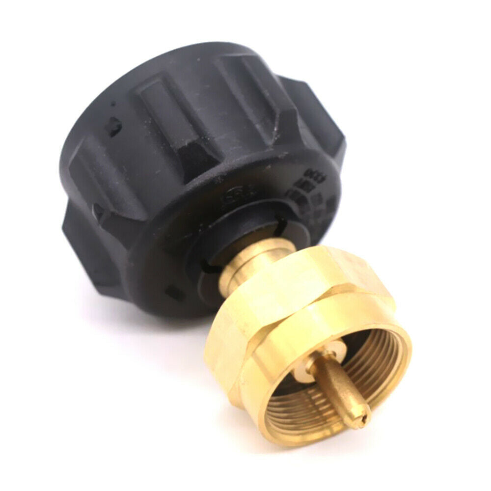 Brass Interface Accessories QCC1 to POL One Pound Gas Cylinder Inflation Adapter