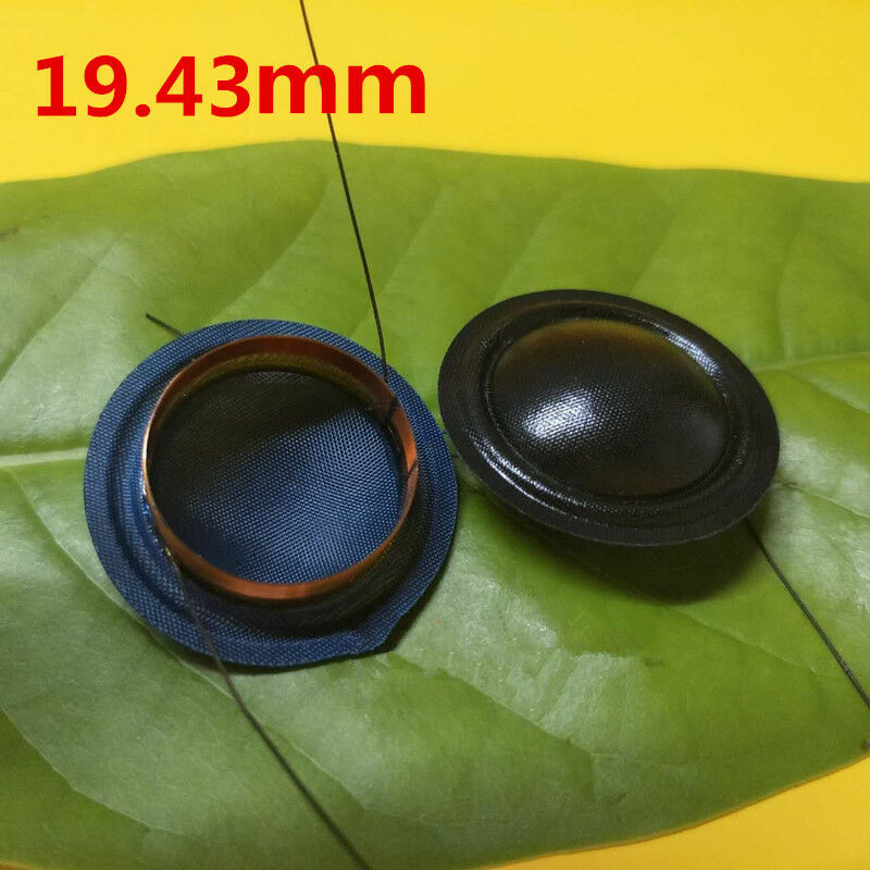 19.43MM 20 Core Dome TREBLE Voice Coil BLACK Silk Diaphragm Speaker Repair