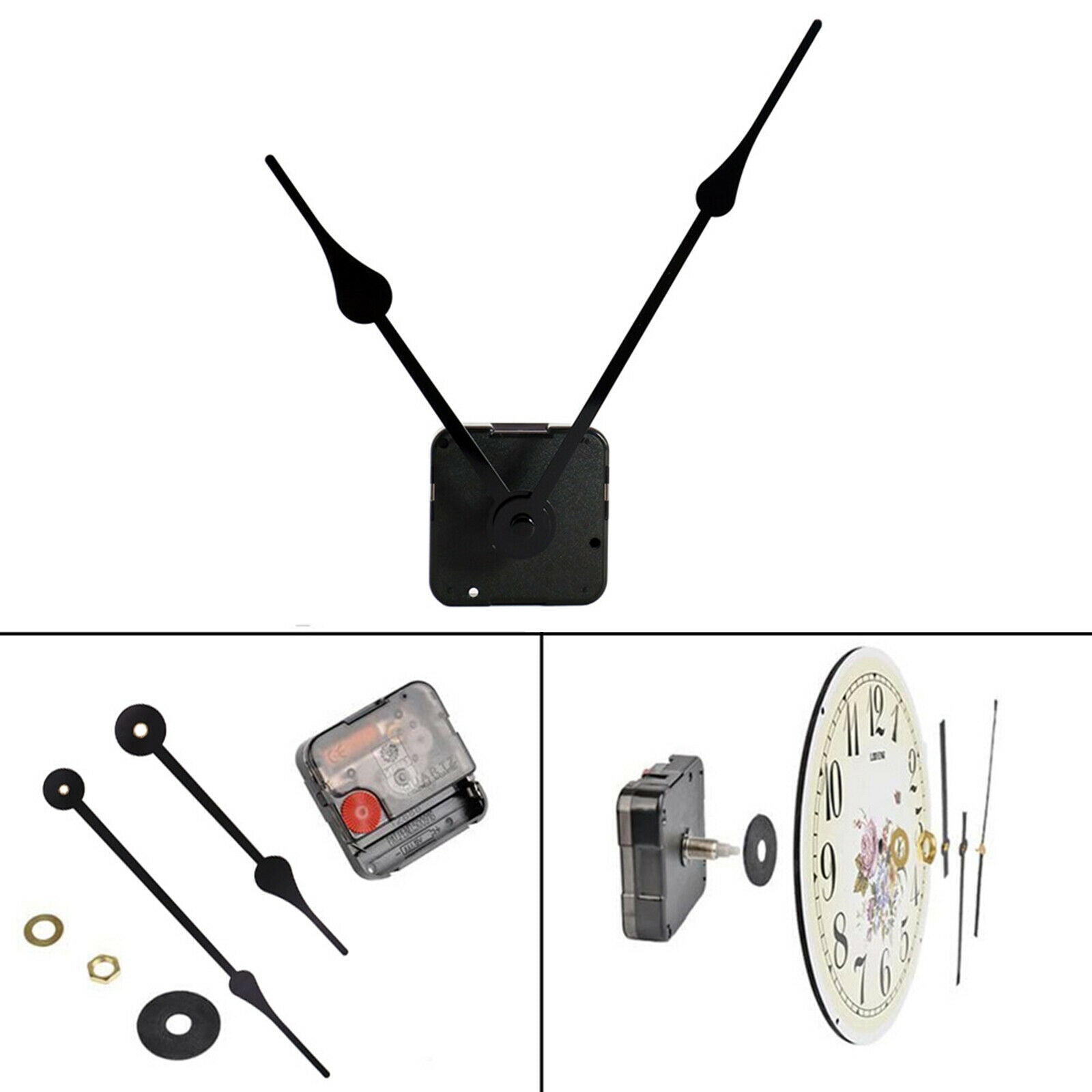 Silent Clock Movement Mechanism Short Spindle Clock Motor Kit DIY Repair