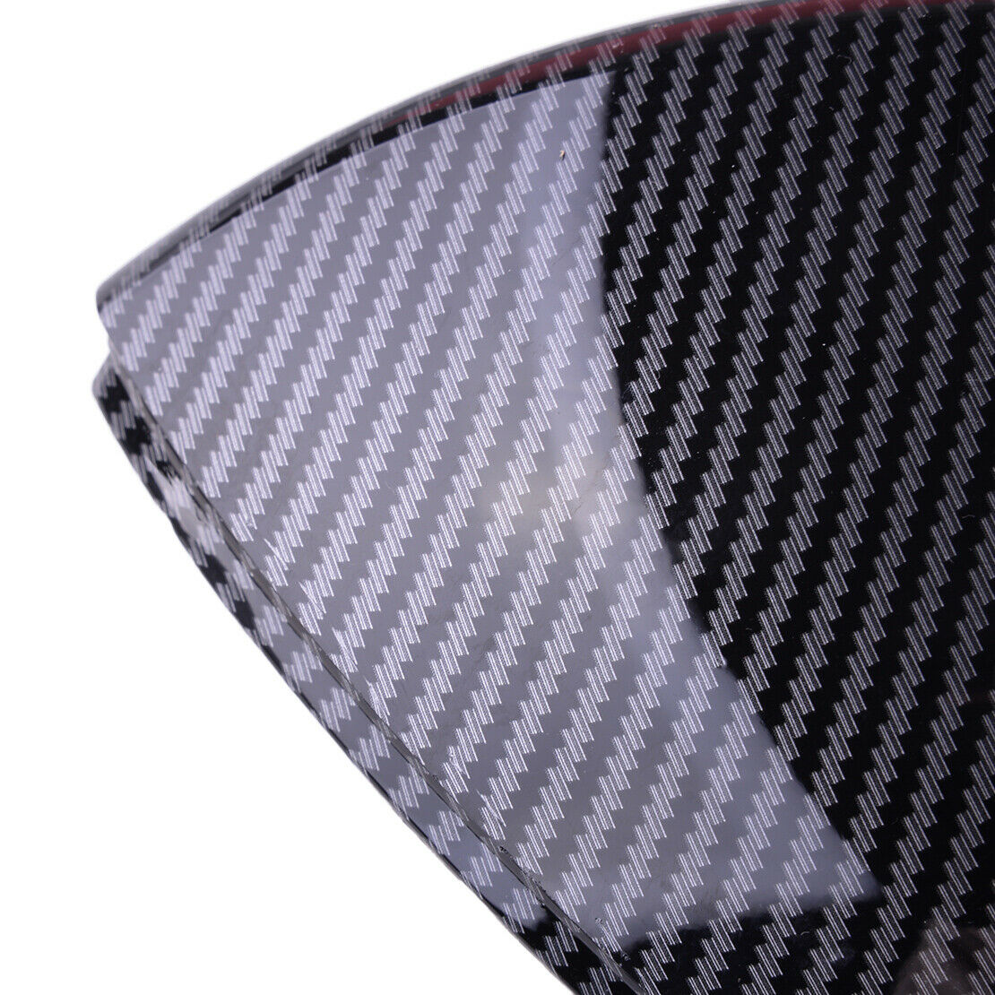 Carbon Fiber Style Side Door Mirror Cover Cap Fit for VW MK7 Golf GTI 2015-2018