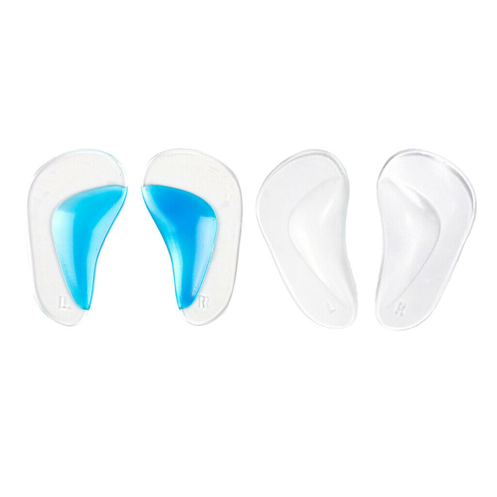 2 Pairs Orthotic Arch Support Insoles Flatfoot Corrector Inserts Stickers L