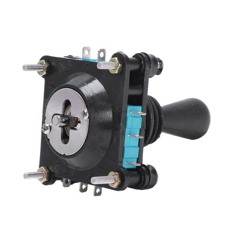 AC 240V 5A 4NO 4NC Momentary 2.5mm Fixing Thread Joystick Switch P4J6J6