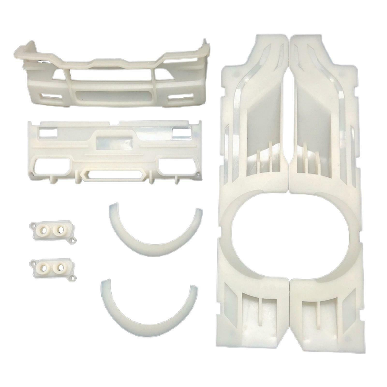 1:10 RC White Body Surrounded Kits Decoration Cover for WPL D12 Buggy Trucks Car