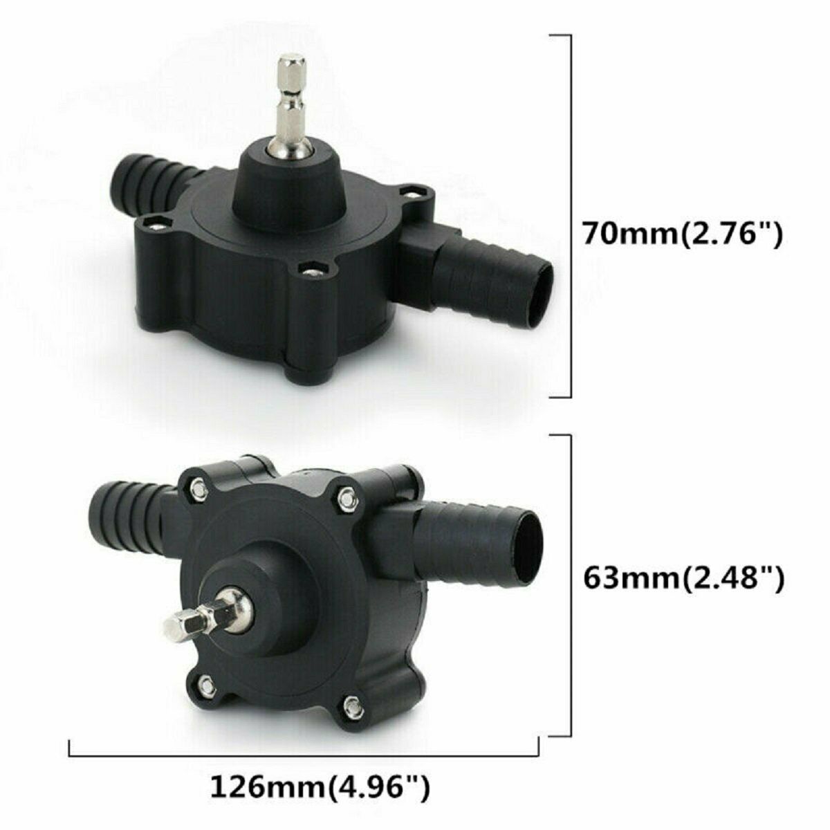 Hand Electric Drill Drive Self Priming Pump Home Oil Fluid Water Transfer Tools