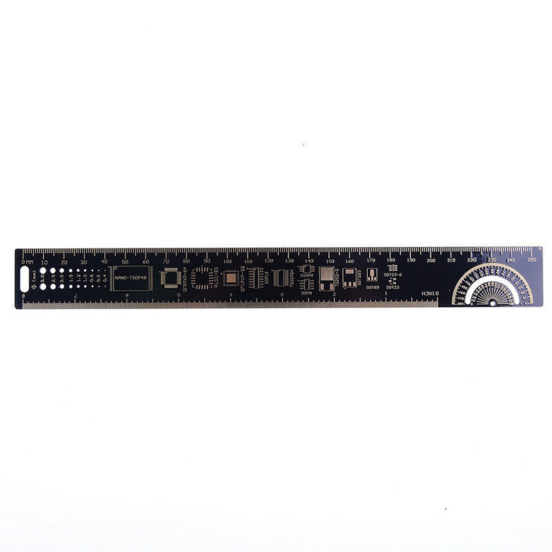 25Cm multifunctional pcb ruler measuring tool resistor capacitor chip iS Tt