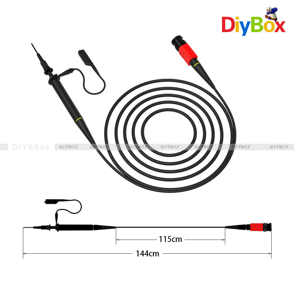P4100 Oscilloscope 2KV Alligator Clip 35WS 100MHz High Voltage Test Porbe D